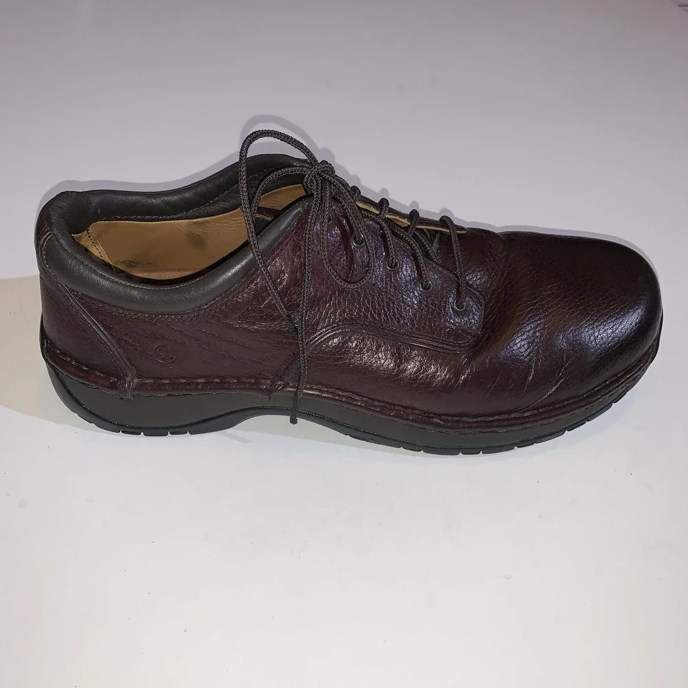 Red Wing 6704 Shoes Mens 12 Brown Leather Aluminum Toe Lace Up Work Comfort